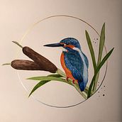 My project for course: Watercolor with Filigree and Metallic Details. Traditional illustration, Painting, Watercolor Painting, Botanical Illustration, Naturalistic Illustration, and Decorative Painting project by Maria Broadbridge - 08.10.2022