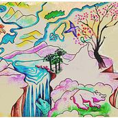 Mi proyecto del curso: Ilustración en acuarela con influencia japonesa. Traditional illustration, Drawing, and Watercolor Painting project by Soraya Franco Da Silva - 08.10.2022