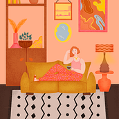 My project for course: Colorful Digital Illustration in Procreate. Traditional illustration, Drawing, Digital Illustration, and Digital Drawing project by Bushra Sami - 08.07.2022