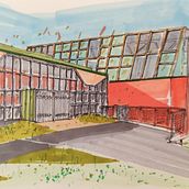 Il mio progetto del corso: Disegno architettonico espressivo con pennarelli colorati. Een project van  Schetsen,  Tekening,  Architecturale illustratie, Sketchbook y  Illustratie met inkt van waltercoletto - 10.08.2022