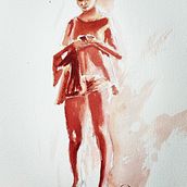 My project for sketching people with watercolour. Un projet de Dessin anatomique , et Aquarelle de hw6fzrjc7h - 10.08.2022