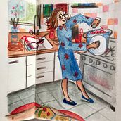 Mijn project van de cursus: Sketchbook om je tekenstijl te verkennen: teken je leven. Un proyecto de Ilustración tradicional, Bocetado, Creatividad, Dibujo, Pintura a la acuarela, Sketchbook y Pintura gouache de Truus Schra-Mol - 11.08.2022