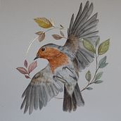 Mein Kursprojekt: Filigrane Aquarellmalerei mit Metallic-Akzenten. Un proyecto de Ilustración tradicional, Pintura, Pintura a la acuarela, Ilustración botánica, Ilustración naturalista				 y Pintura decorativa de nadineherrmann1405 - 11.08.2022
