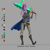 3D Character Design: From Drawing to Modeling - Syn Trennis. Un progetto di Illustrazione tradizionale, 3D, Character design, Illustrazione digitale, Modellazione 3D, Character design 3D e Progettazione 3D di Michael McCrorie - 09.08.2022
