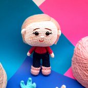 Mi proyecto del curso: Amigurumis: personas tejidas a crochet. Arts, Crafts, To, Design, Fiber Arts, Crochet, Amigurumi, and Textile Design project by samiru03 - 08.10.2022