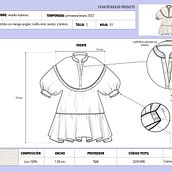 Ficha Técnica Vestido de verano Ein Projekt aus dem Bereich Traditionelle Illustration, Design von Garderoben, Vektorillustration, Modedesign und Mode-Illustration von Vanessa PT - 11.08.2022