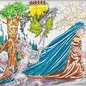 Stepping Back into the Water. Traditional illustration project by Mark Britt - 08.12.2022