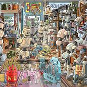 My project for course: Creative Sketching: Fill Your Illustrations with Life and Detail. Esboçado, Desenho a lápis, Desenho, Sketchbook, Ilustração com tinta, Ilustração tradicional, e Pintura em aquarela projeto de David van der Kooij - 01.06.2022