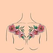 Mein Kursprojekt: Botanisches Tattoo-Design mit Procreate. Traditional illustration, Digital Illustration, Tattoo Design, and Botanical Illustration project by pmu_nomin - 08.12.2022