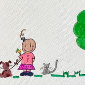 Il mio progetto del corso: Introduzione all’illustrazione infantile. Traditional illustration, Fine Arts, Painting, Pencil Drawing, Drawing, Watercolor Painting, Children's Illustration, and Narrative project by Francesca Vezzani - 08.12.2022