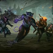 encargo de aniversario de una partida DnD. Traditional illustration project by Guillermo Redondo Canteli - 04.20.2022