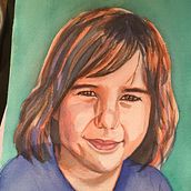 Retrato de Abril. Un progetto di Pittura ad acquerello di Ana Rodríguez Sío - 12.08.2022