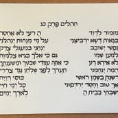 Intro to Hebrew Calligraphy Final Project: Psalm 23. Calligraph, H, Lettering, Lettering, and Writing project by Allison Barclay (Avielah) - 08.12.2022