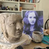 My project for course: Introduction to Clay Figurative Sculpture. Fine Arts, and Sculpture project by rivfish - 08.12.2022