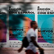 MCE 2020 / Muestra de Cine Español / Spanish Film Festival 2020 Branding & Visual Identity. Design, Br, ing, Identit, Art Direction, Graphic Design, Digital Design, T, pograph, and Design project by Juan Corredor - 08.12.2022