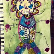 My project for course: Illustration Techniques to Unlock your Creativity . % annie_green tarafından hazırlanan Tasarım, Geleneksel illüstras, on, Güzel sanatlar, Tablo, Yaratıcılık, Çocuklarla Yaratmak, Ve Eskiz defteri projesi - 08.12.2022