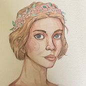 My project for course: Watercolor Portrait from a Photo . Ilustrație tradițională, Pictură în acuarelă și Desen de portret de audreylynnredford - 08.12.2022