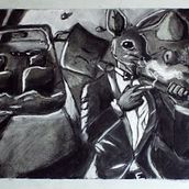 Disappearing Act. Un proyecto de Ilustración tradicional, Diseño de personajes, Bellas Artes, Dibujo y Creatividad de Isaiah Wade - 28.04.2019