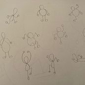 Meu projeto do curso: Introdução à criação de personagens estilo cartoon. Traditional illustration, Character Design, and Drawing project by Rosana Marques - 08.13.2022
