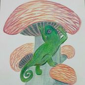 Meu projeto do curso: Ilustração surrealista inspirada na natureza. Een project van Traditionele illustratie, Tekening met potlood,  Tekening,  Artistieke tekening, Naturalistische illustratie y Tekenen met kleurpotloden van Suzane Beraldin - 13.08.2022