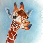 My project for course: Expressive Animal Portraits in Watercolor. Traditional illustration, Watercolor Painting, Realistic Drawing, and Naturalistic Illustration project by dallister - 08.13.2022