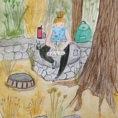 My project for course: Character Creation from Observational Drawings. Traditional illustration, Character Design, Drawing, and Sketchbook project by Juliette B - 08.13.2022