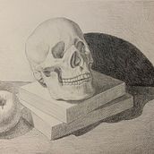 Mon projet du cours : Dessin artistique pour débutants. Pencil Drawing, Drawing, Realistic Drawing, and Artistic Drawing project by Aurélie Feuvrier - 08.13.2022