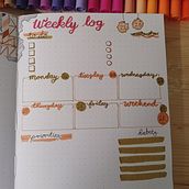 Mein Kursprojekt: Kreatives Bullet Journal für mehr Produktivität. Un progetto di Illustrazione tradizionale, Artigianato, Lettering, DIY, H, lettering, Management e produttività di laura_bulletjournal - 13.08.2022