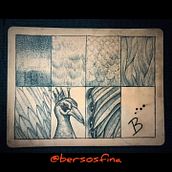 Práctica de Blackwork con línea fina. Un proyecto de Diseño de tatuajes, Diseño e Ilustración tradicional de Betsy Ivonne Alfaro Barba - 09.06.2022