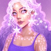 My project for course: Female Character Portraits in Procreate. Projekt z dziedziny Trad, c, jna ilustracja, Ilustracja c, frowa, R, sunek c i frow użytkownika Heather Smith - 10.08.2022