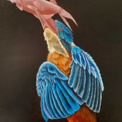 Gotcha!. Un proyecto de Ilustración tradicional, Pintura y Pintura al óleo de loccodrilo - 13.08.2022