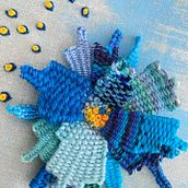 My first attempt  at the red flower. Un proyecto de Artesanía de Carol Cooke - 13.08.2022