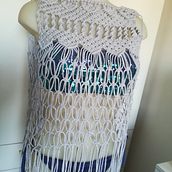 Il mio progetto del corso: Macramè: crea capi di abbigliamento unici. Accessor, Design, Arts, Crafts, Fiber Arts, Macramé, and Textile Design project by katia - 08.14.2022