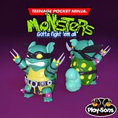 Tmnt Pocket Ninja Monster . Un proyecto de Diseño, 3D y Art to de Juan Diego Abreu Higuera - 10.08.2022