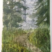 My project for course: Natural Landscapes in Watercolor. Un proyecto de Bellas Artes, Pintura y Pintura a la acuarela de Cecilia Gustavsson - 14.08.2022