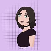 Meu projeto do curso: Retrato de personagens femininas com Procreate. Traditional illustration, Digital Illustration, and Digital Drawing project by Daniela Santos - 08.04.2022
