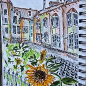 Mein Kursprojekt: Expressive Architekturskizzen mit Markern. Projekt z dziedziny Sketching,  Rysunek,  Rysunek architektoniczny, Sketchbook i  Rysunek atramentem użytkownika 2rstnf5zvj - 14.08.2022