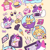 Mi proyecto del curso: Ilustración de una historia con estilo kawaii. Traditional illustration, Character Design, Digital Illustration, and Manga project by Arfrajor Arambarri - 08.14.2022