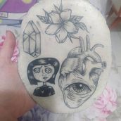 Meu projeto do curso: Tatuagem para principiantes. Tattoo Design project by Lorena Rodrigues Vecchiato Galletti - 08.19.2022