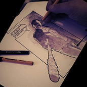 Meu projeto do curso: Retrato realista com caneta. Een project van Traditionele illustratie,  Tekening,  Portrettekening, Realistische tekening y  Artistieke tekening van Victor Mendes - 15.08.2022