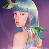 Il mio progetto del corso: Ritratti digitali fantastici con Photoshop. Traditional illustration, Drawing, Digital Illustration, Portrait Drawing, Digital Drawing, and Digital Painting project by paul - 08.15.2022