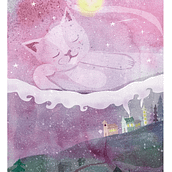 My project for course:  "The white cat's dream". Sketching, Drawing, Digital Illustration, Architectural Illustration, and Narrative project by Monika Jakavonytė - 08.14.2022
