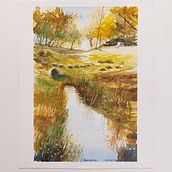 Mon projet du cours : Paysages naturels à l’aquarelle. Watercolor Painting project by Robert Lestrade - 08.15.2022