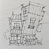 My project for course: Expressive Architectural Sketching with Colored Markers. Sketching, Drawing, Architectural Illustration, Sketchbook & Ink Illustration project by rohitk18 - 08.13.2022