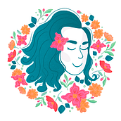 Meu projeto do curso: Retrato ilustrado com elementos botânicos - Aline Steele. Traditional illustration, Digital Illustration, Botanical Illustration, and Digital Drawing project by Aline Steele - 08.15.2022