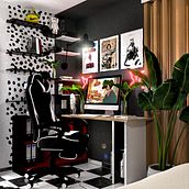 Mi proyecto del curso: Renderizado fotorrealista con SketchUp y V-Ray Next. Interior Architecture, Interior Design, Decoration, Interior Decoration, and Retail Design project by Jacky Constantino - 08.16.2022
