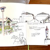 réaliser des carnets de voyage et du quotidien. Sketchbook project by na_le_gal - 08.16.2022