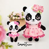 Nila y Tami. Design, Amigurumi, and Fiber Arts project by EmmiLana - 08.16.2022