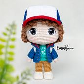 Dustin. Design, Amigurumi, and Knitting project by EmmiLana - 08.16.2022