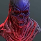 Mi proyecto del curso: Personajes ilustrados en 3D desde tu iPad- Vecna. Een project van Traditionele illustratie, 3D, Ontwerp van personages, Digitale illustratie,  3D-modellering, 3D-karakterontwerp,  Digitaal schilderij y Beeldhouwwerk van Missy Martinez - 16.08.2022